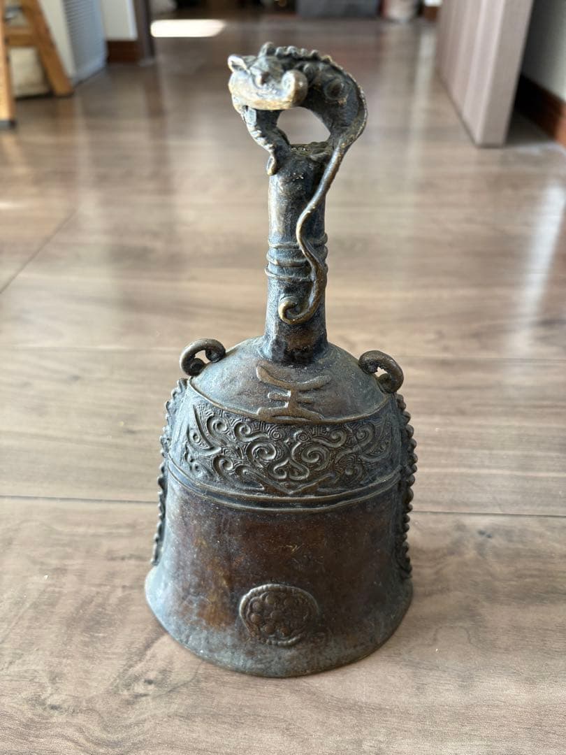 吊鐘，古道具，古銅製，時代物