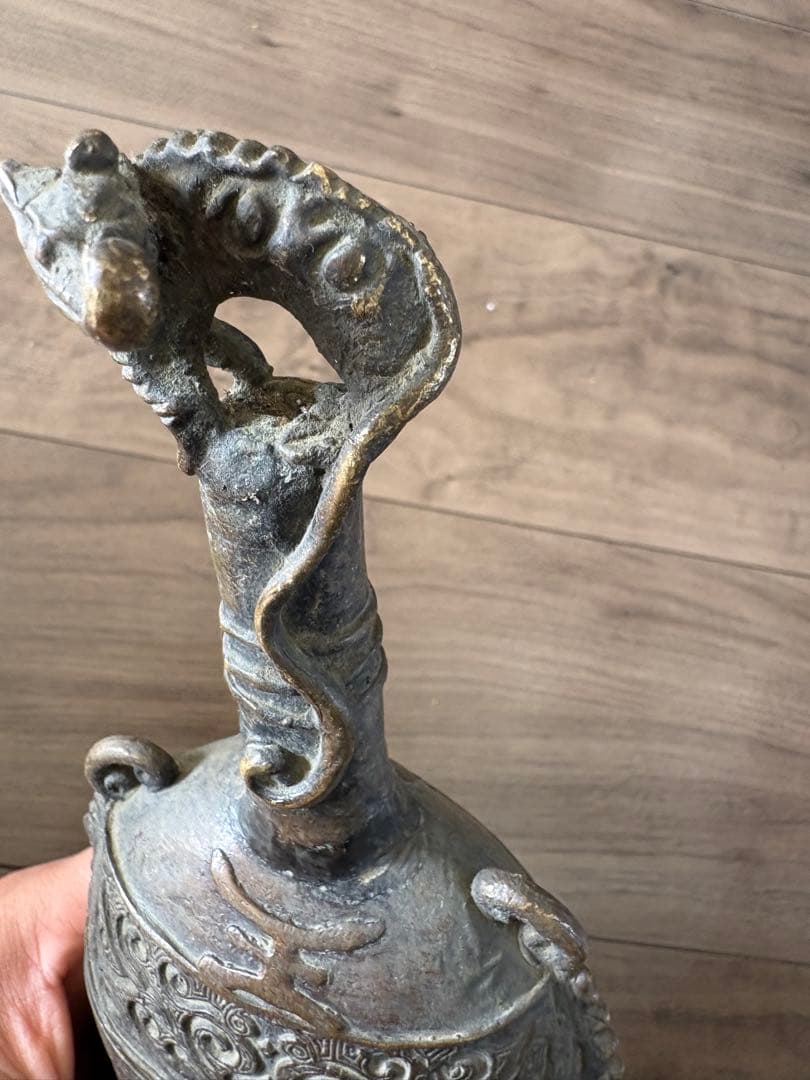 吊鐘，古道具，古銅製，時代物