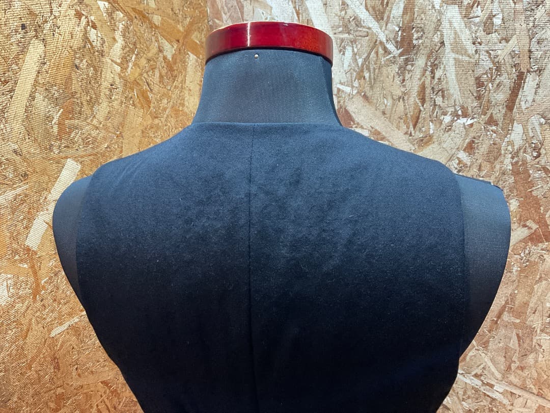 ナンバーナイン 日本製 裏地音符柄 ウールベスト ジレ size M