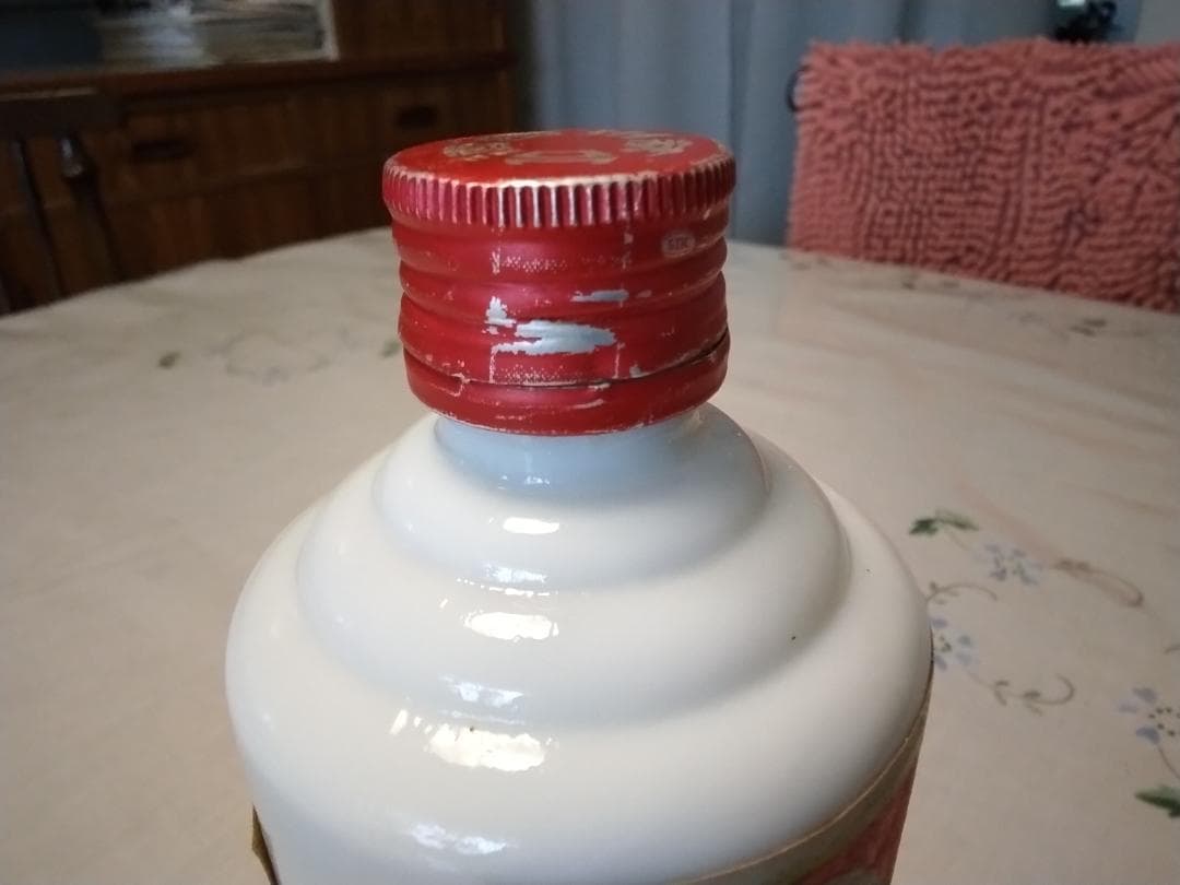 茅台酒 375ml 53%　総重量635g程　90年代？　天女ラベル　訳あり