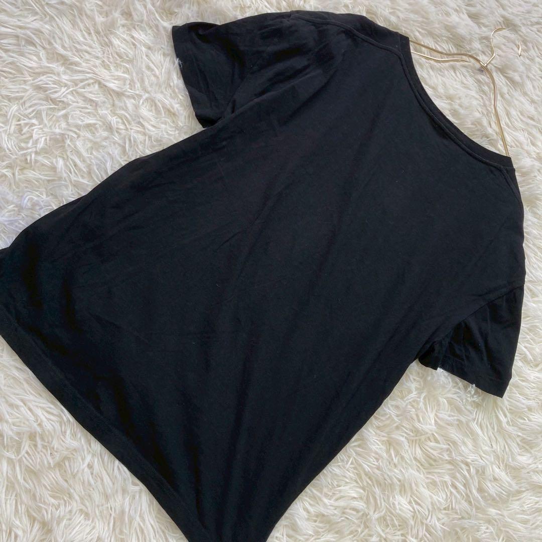 CELINE ロゴTシャツ ブラック M カジュアル キレイめ 着回し 上品