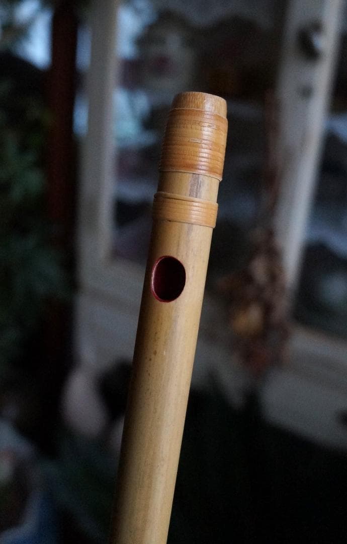 篠笛・蘭照・唄もの・八本調子・美品・竹笛・横笛・和笛・和楽器・七穴