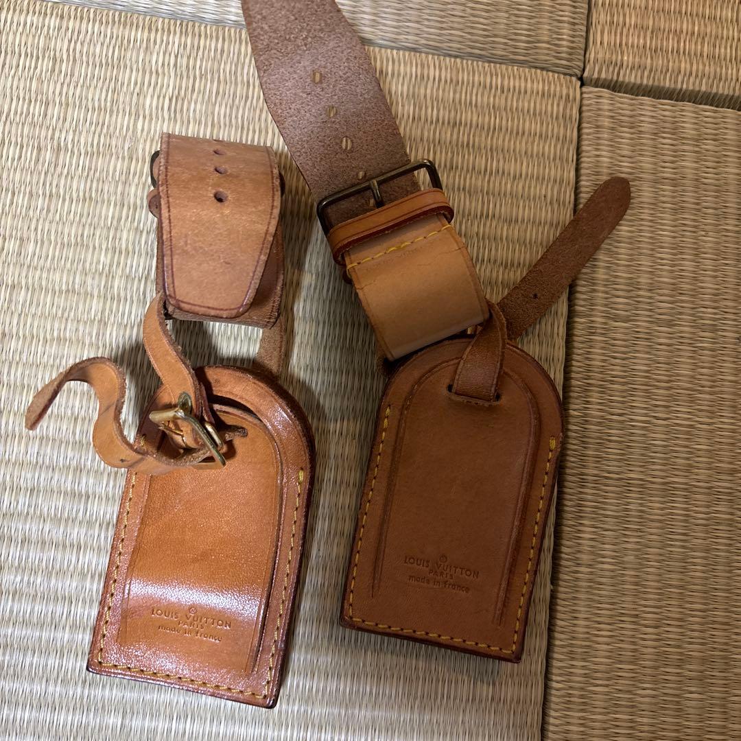 正規品LOUIS VUITTON ルイヴィトンヌメ革ネームタグ14セット