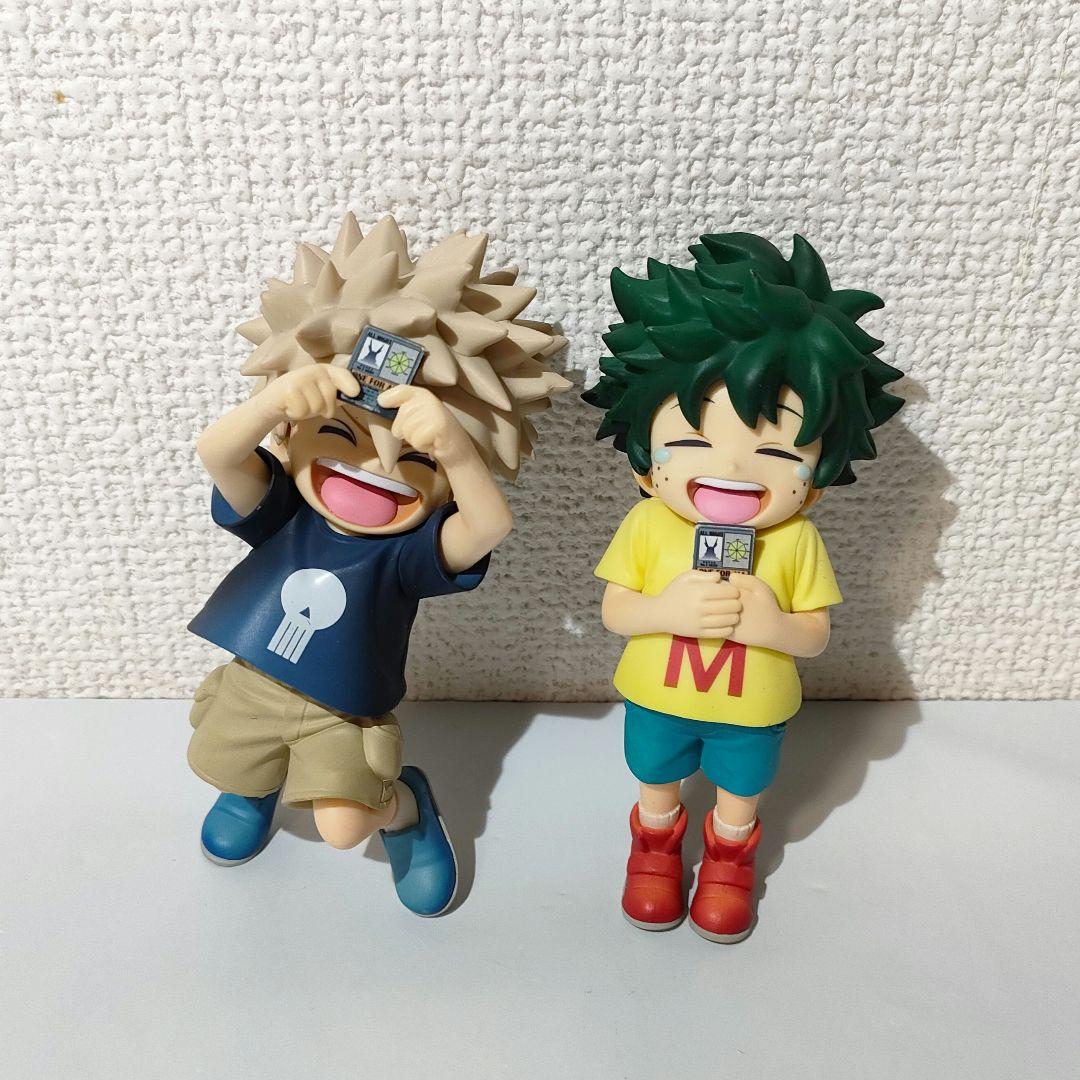 ☆　一番くじ　d　ヒロアカフィギュア　爆豪勝己　緑谷出久　幼少期　台座無し　☆