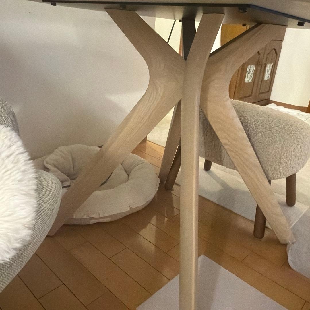 河口家具製作所 Norna 円形ダイニングテーブル100