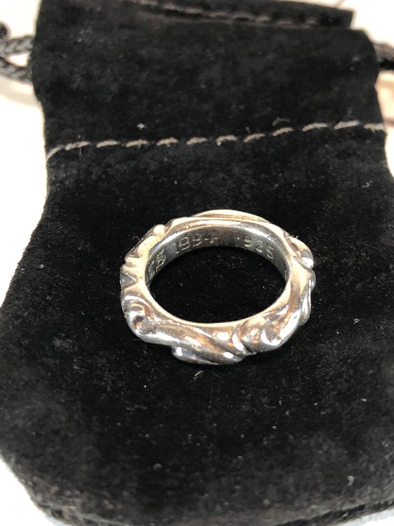 クロムハーツスクロールバンドリング【日本サイズ5号】