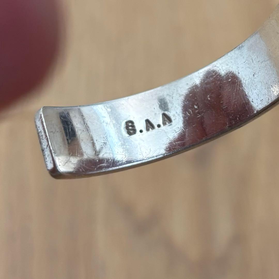 silver as art k18 18金 フラワー バングル　ゴローズ