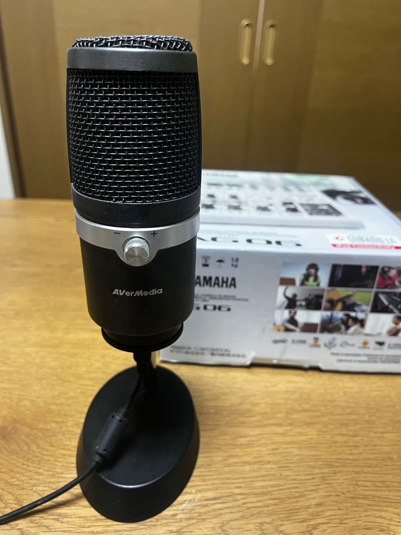 YAMAHA AG 06 ミキシングコンソール＋コンデンサーマイクセット