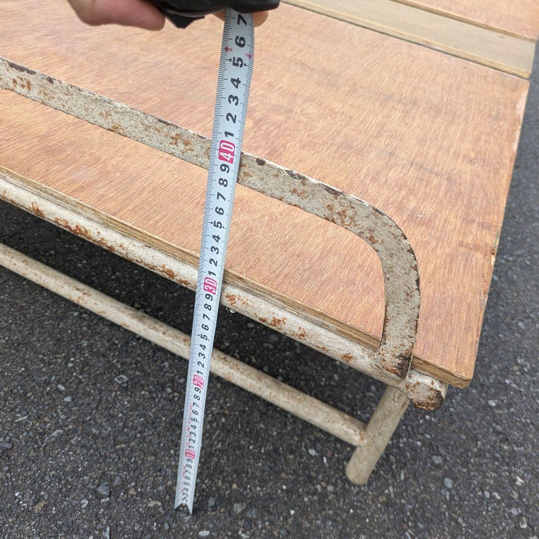 イギリスビンテージ 折り畳みベッド 簡易ベッド ビンテージ家具 インダストリアル