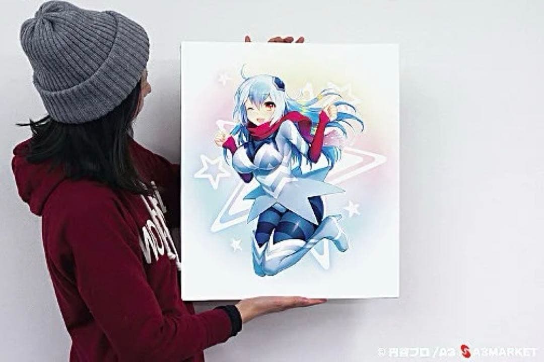 【新品】ウルトラ怪獣擬人化計画 ガッツ星人 キャンバスアート 怪獣娘