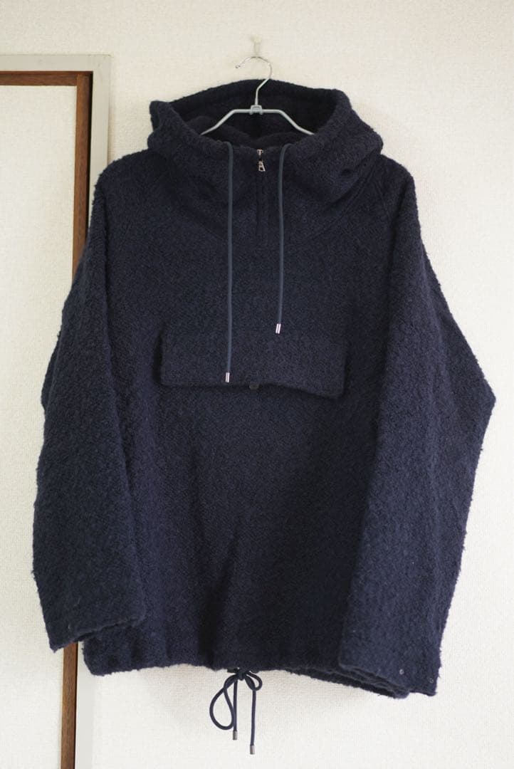 ジャケット・アウター ALPACA WOOL LENO CLOTH P/O PARKA size4
