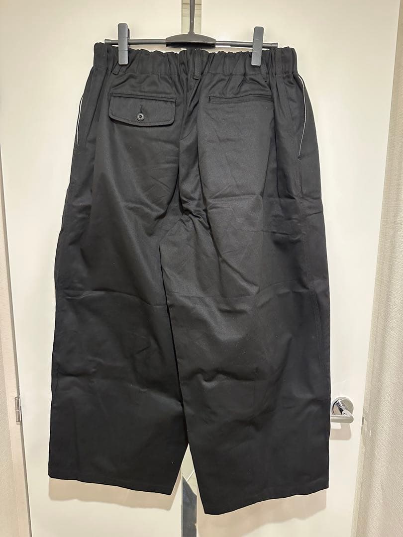 is-ness BALLOON EZ PANTS BLACK Mサイズ