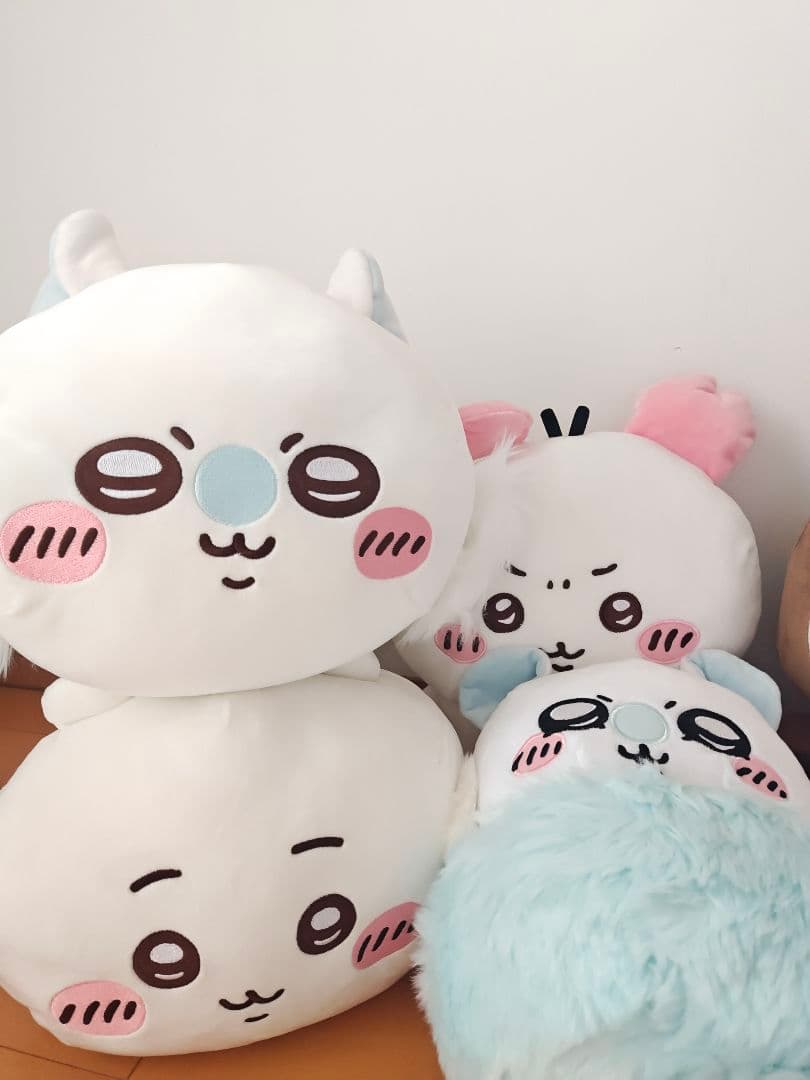 ちいかわ♥モモンガ♥ハチワレ シーサー カブトムシ♥BIGぬいぐるみ１５点セット