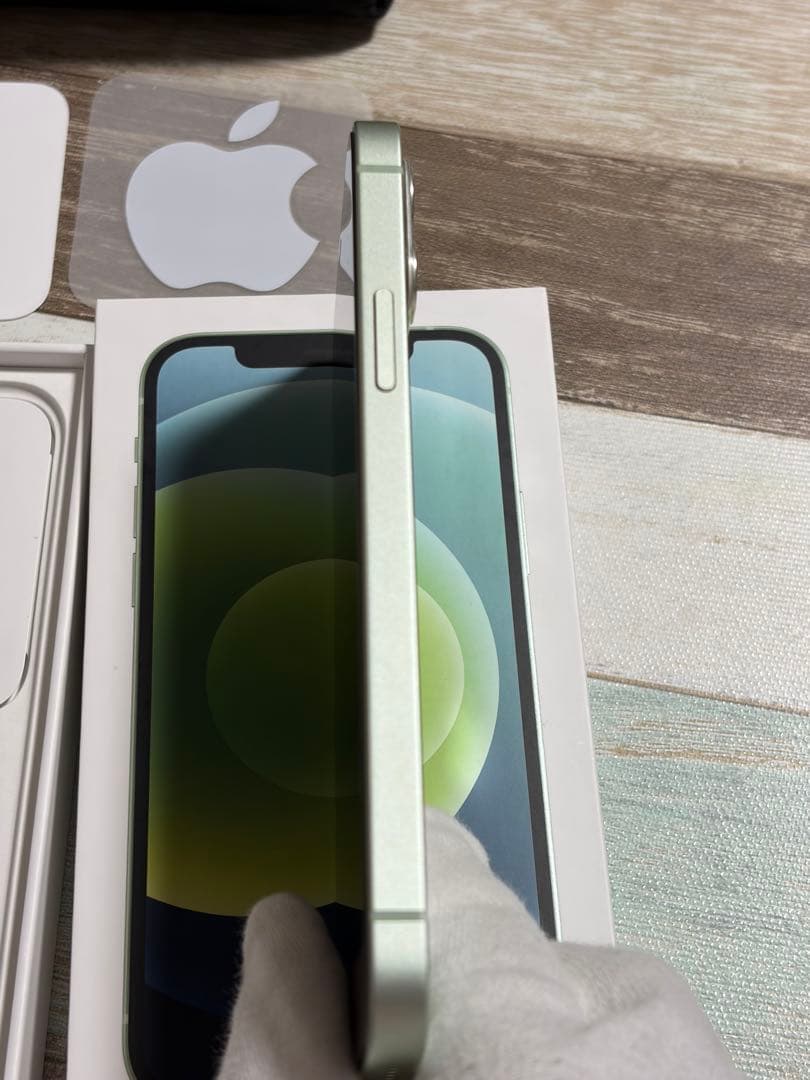 Apple iPhone 12 128GBミントグリーン UAGケースとポーチ