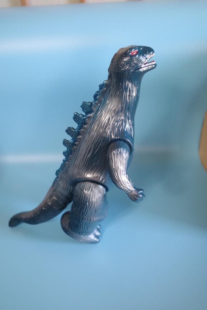 ゴジラ 水中形態 マルサン ソフビ　美品　1989年製