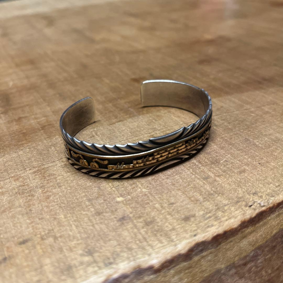 【希少】Mark Yazzie 作 Navajo 925 12KGF バングル