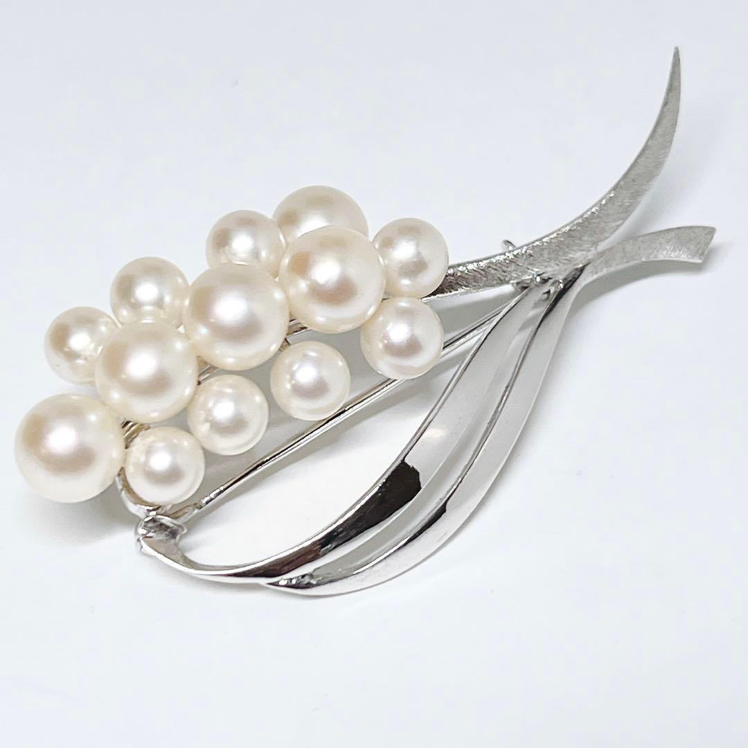美品✨MIKIMOTO ミキモト パール　ブローチ フラワー　ブーケ