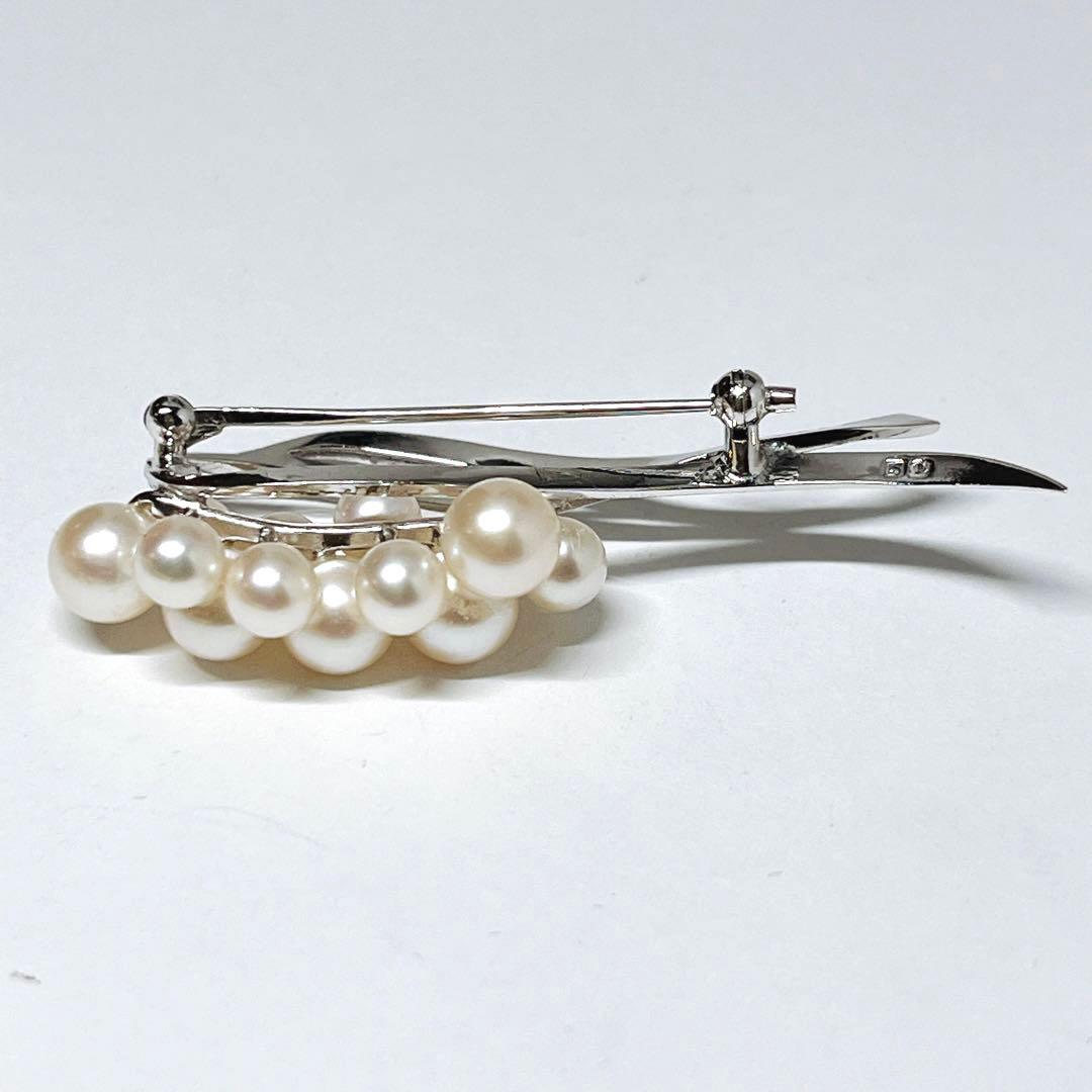 美品✨MIKIMOTO ミキモト パール　ブローチ フラワー　ブーケ