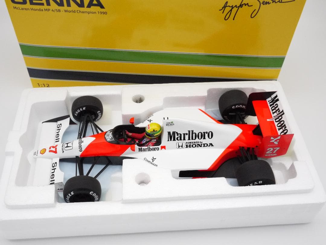 1/12 マクラーレン MP4/5B マルボロ A.セナ チャンピオン PMA
