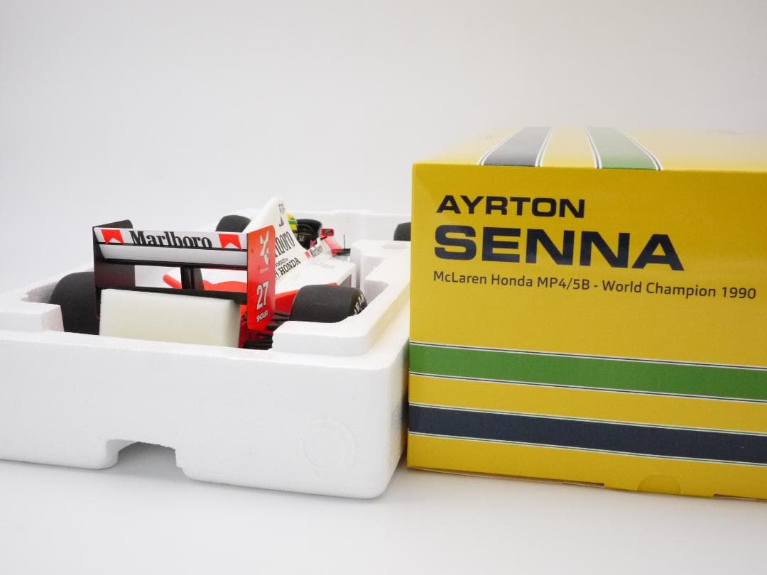 1/12 マクラーレン MP4/5B マルボロ A.セナ チャンピオン PMA
