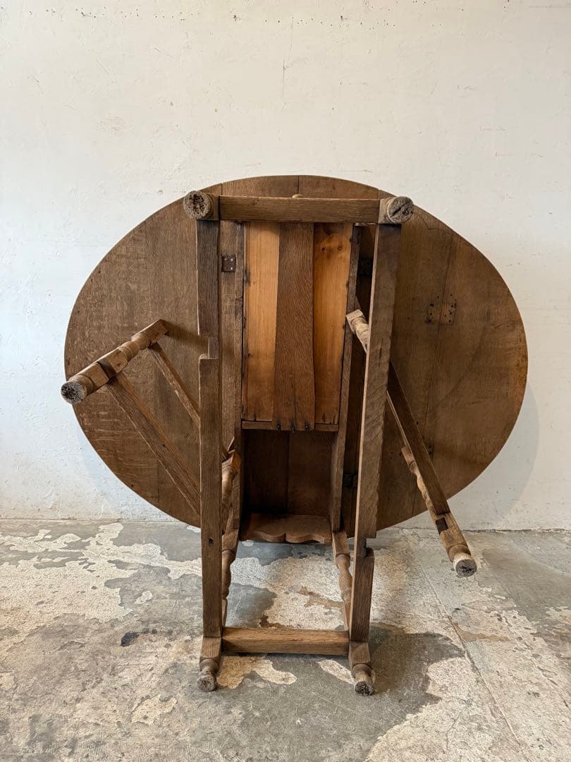 年末・年始SALE ドロワーゲートレッグテーブル ドロップリーフテーブル