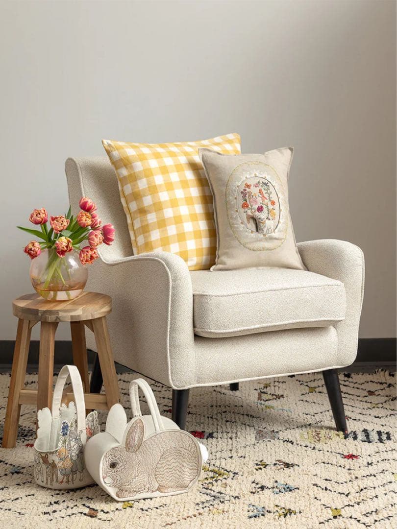 Coral&Tusk 春色クッションカバー Sugar Egg