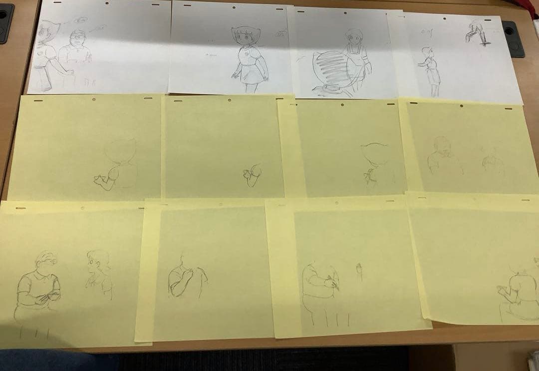 【超レア】エスパー魔美 動画原画200枚セット