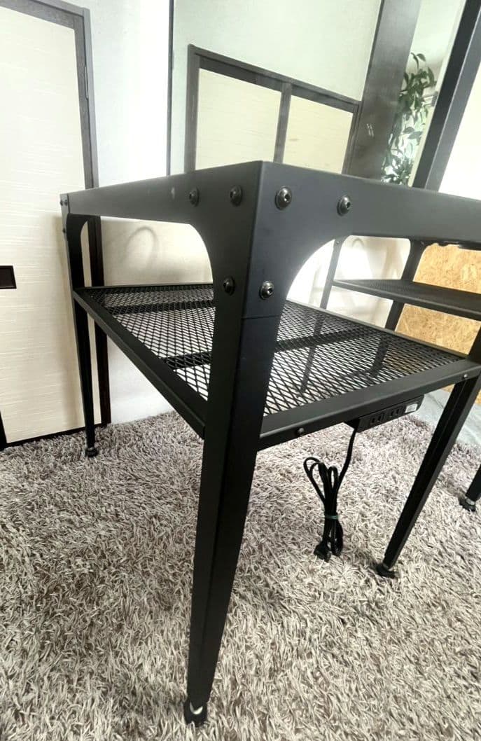 [送料無料]mateli アイアンドレッサー　ドレッサーロジェ　両面鏡　美容室