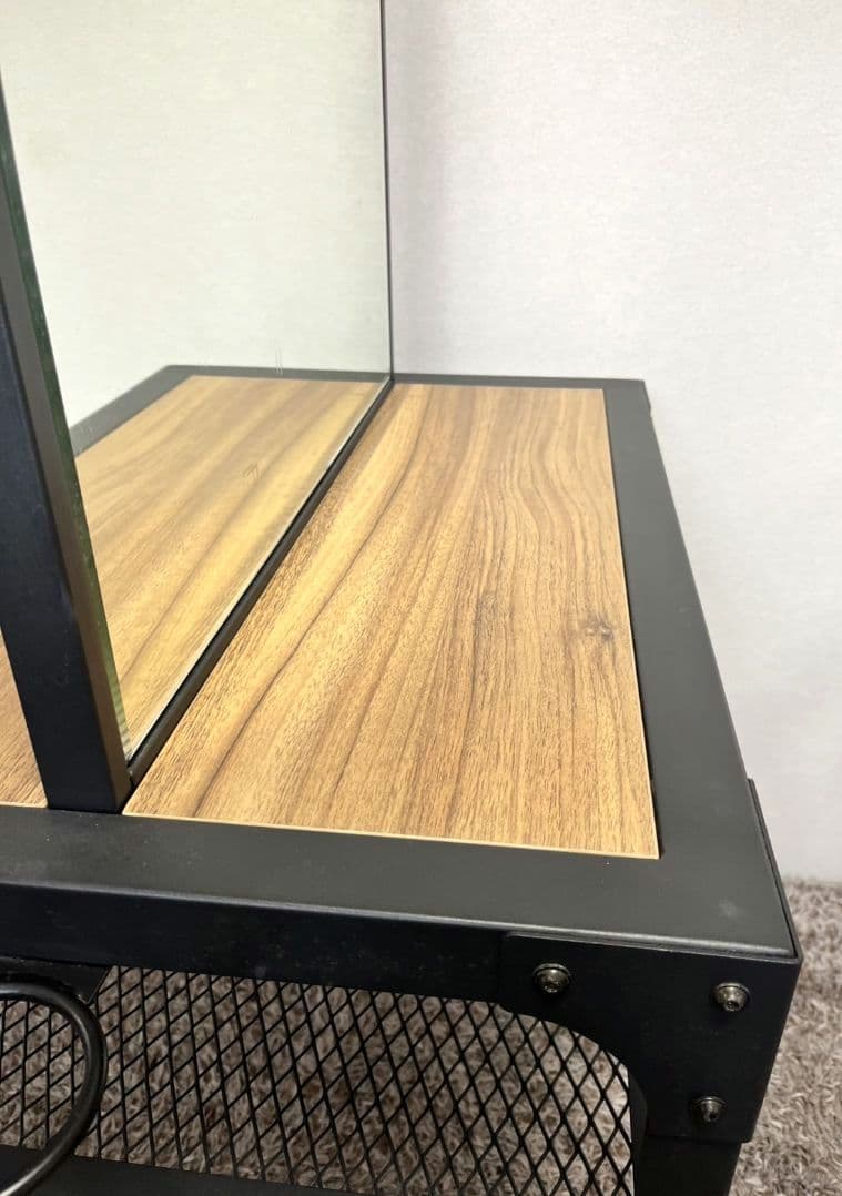 [送料無料]mateli アイアンドレッサー　ドレッサーロジェ　両面鏡　美容室