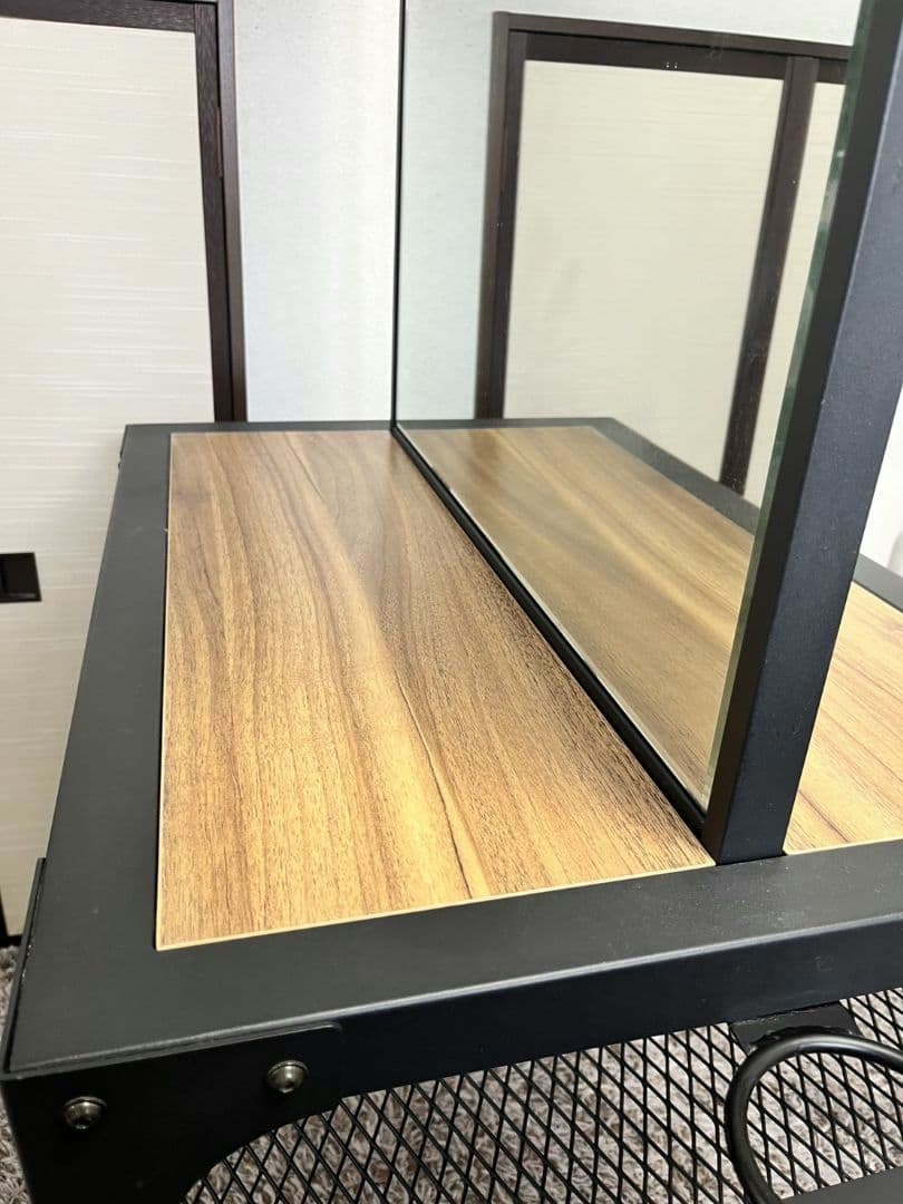 [送料無料]mateli アイアンドレッサー　ドレッサーロジェ　両面鏡　美容室