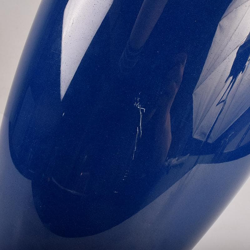 七宝焼　鶴文　花瓶　時代箱付　M　R8883B