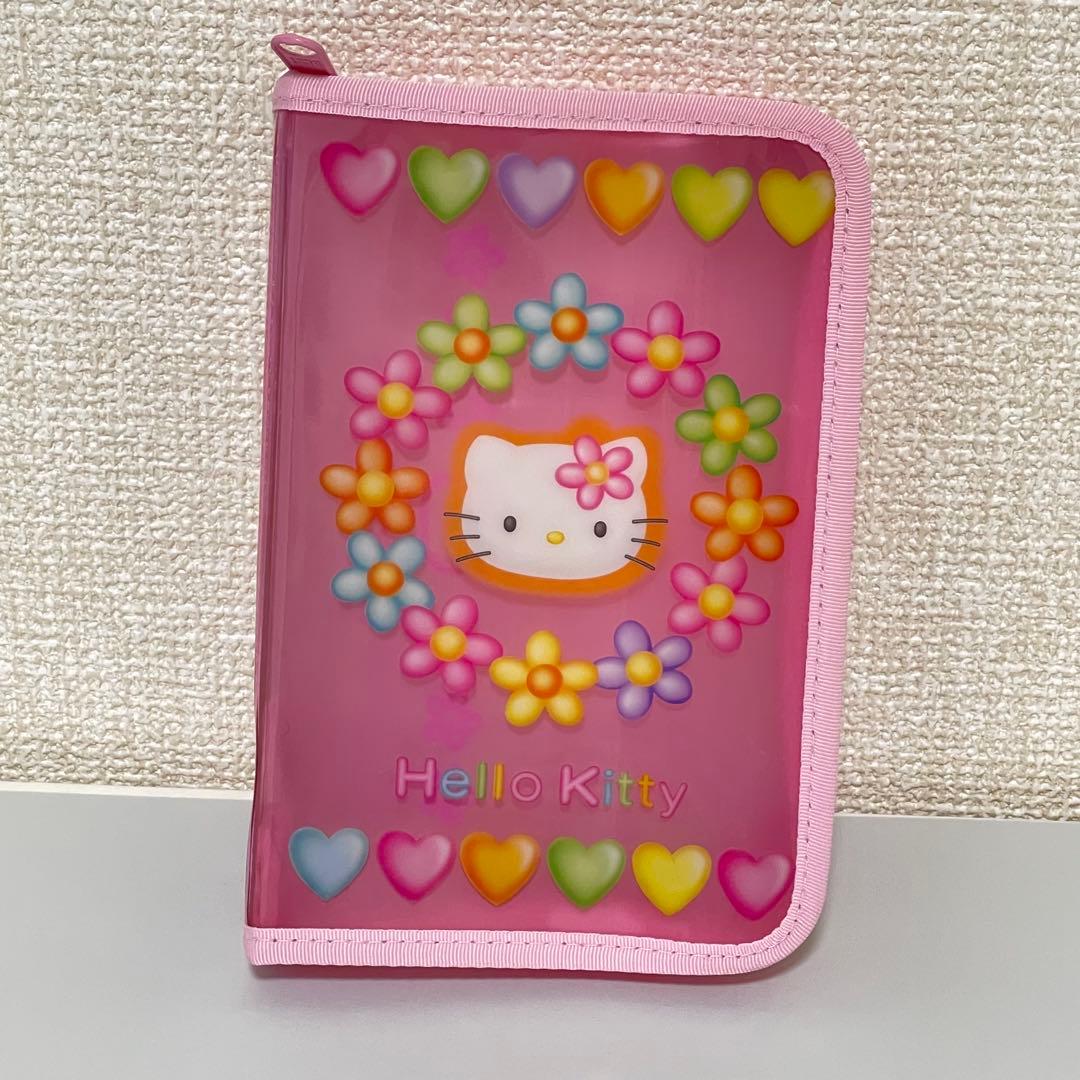極美品　未使用　当時物　ハローキティ 通帳ケース 1997年 カオハナ　ケース