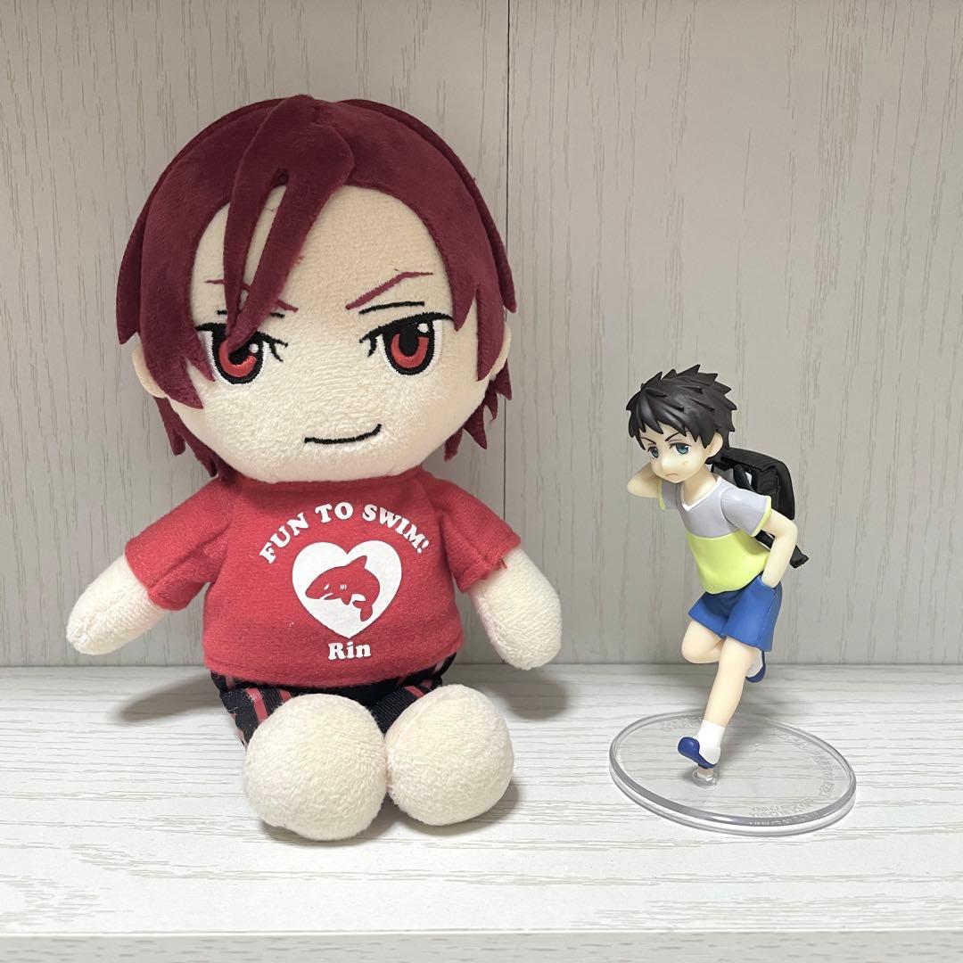 【 free! ぬいぐるみ・フィギュア 】松岡凛・山崎宗介