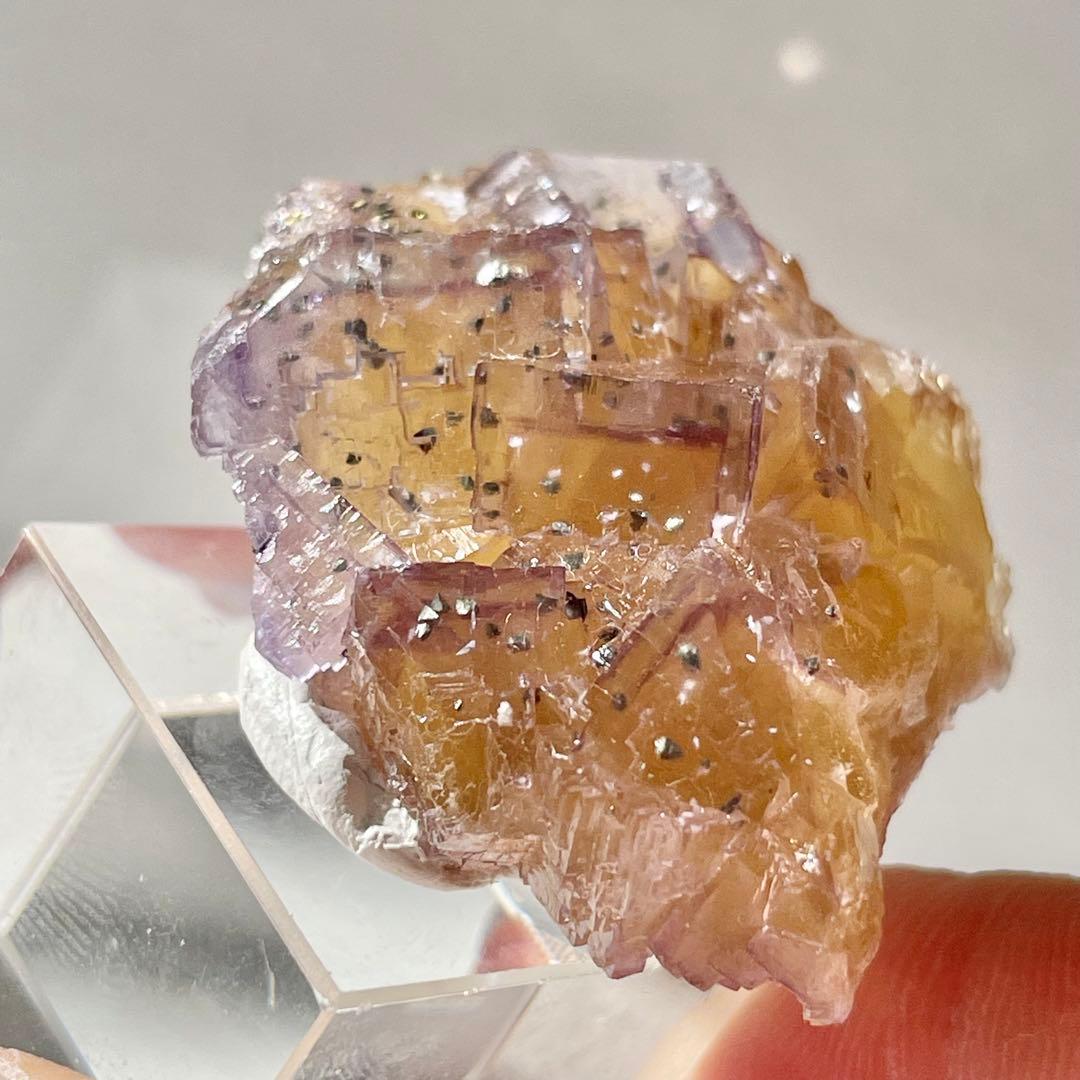 384 イリノイ州産 フローライト&キャルコパイライト