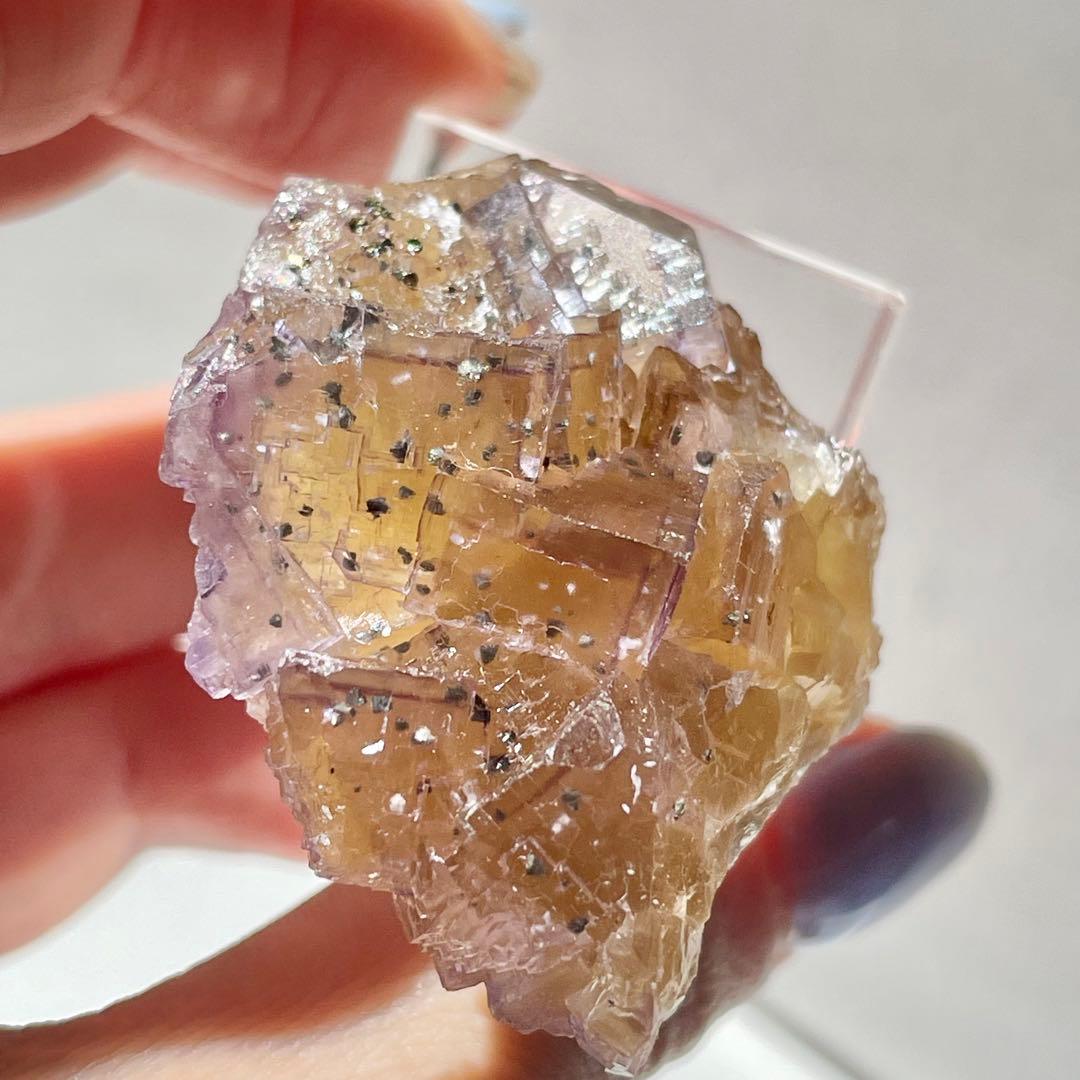 384 イリノイ州産 フローライト&キャルコパイライト