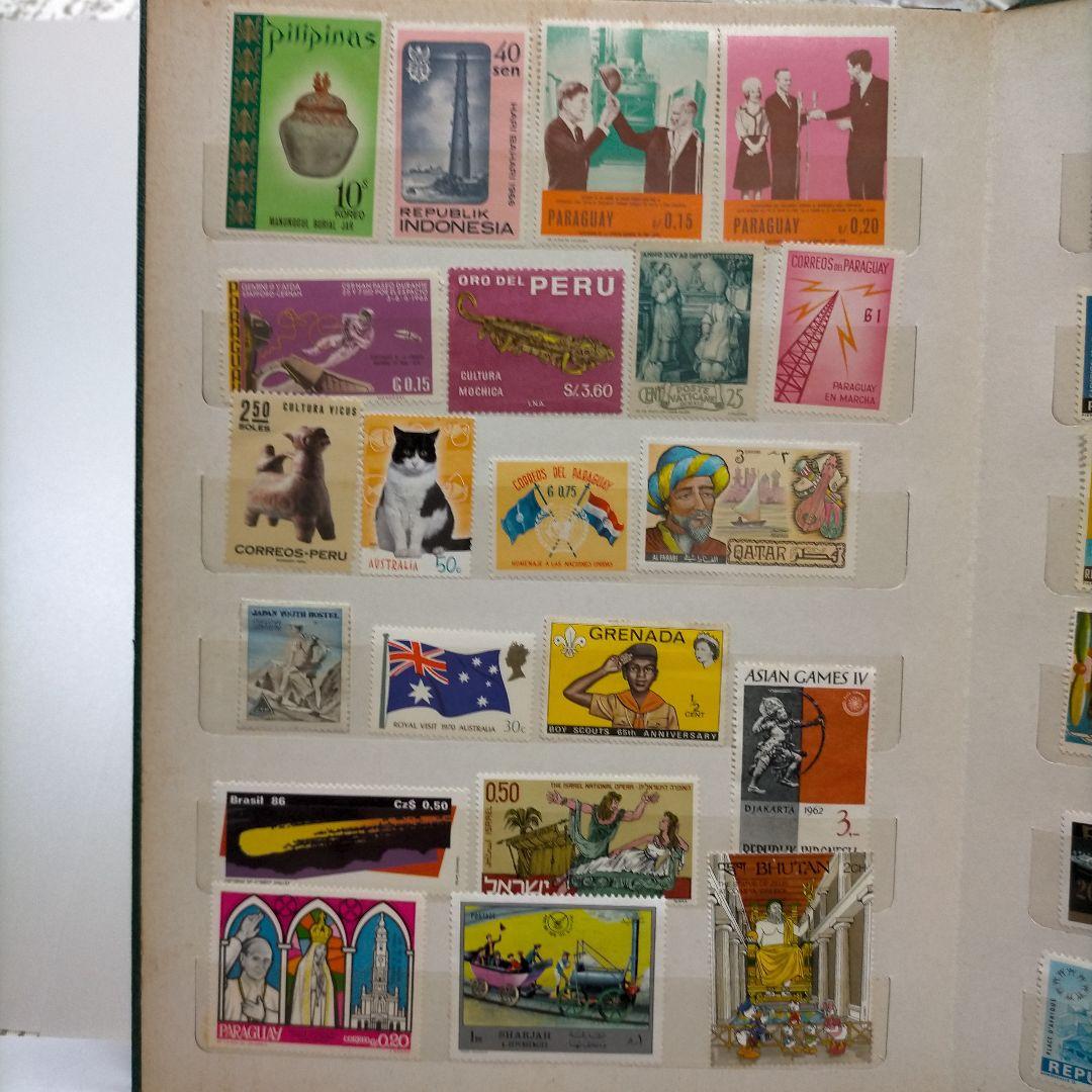 【売約】1875 【未使用】外国切手 世界各国 ヴィンテージ バラ切手大量まとめ