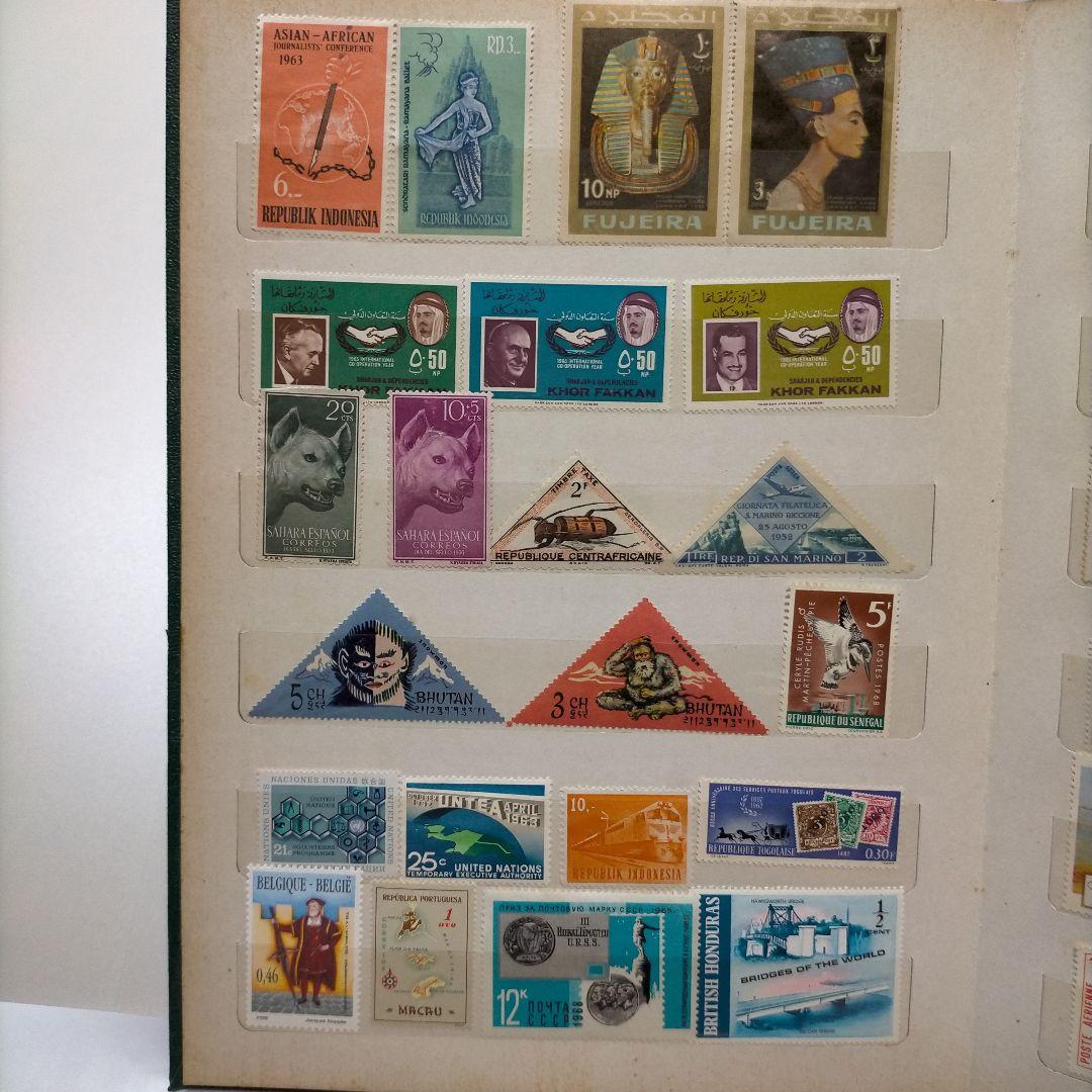 【売約】1875 【未使用】外国切手 世界各国 ヴィンテージ バラ切手大量まとめ