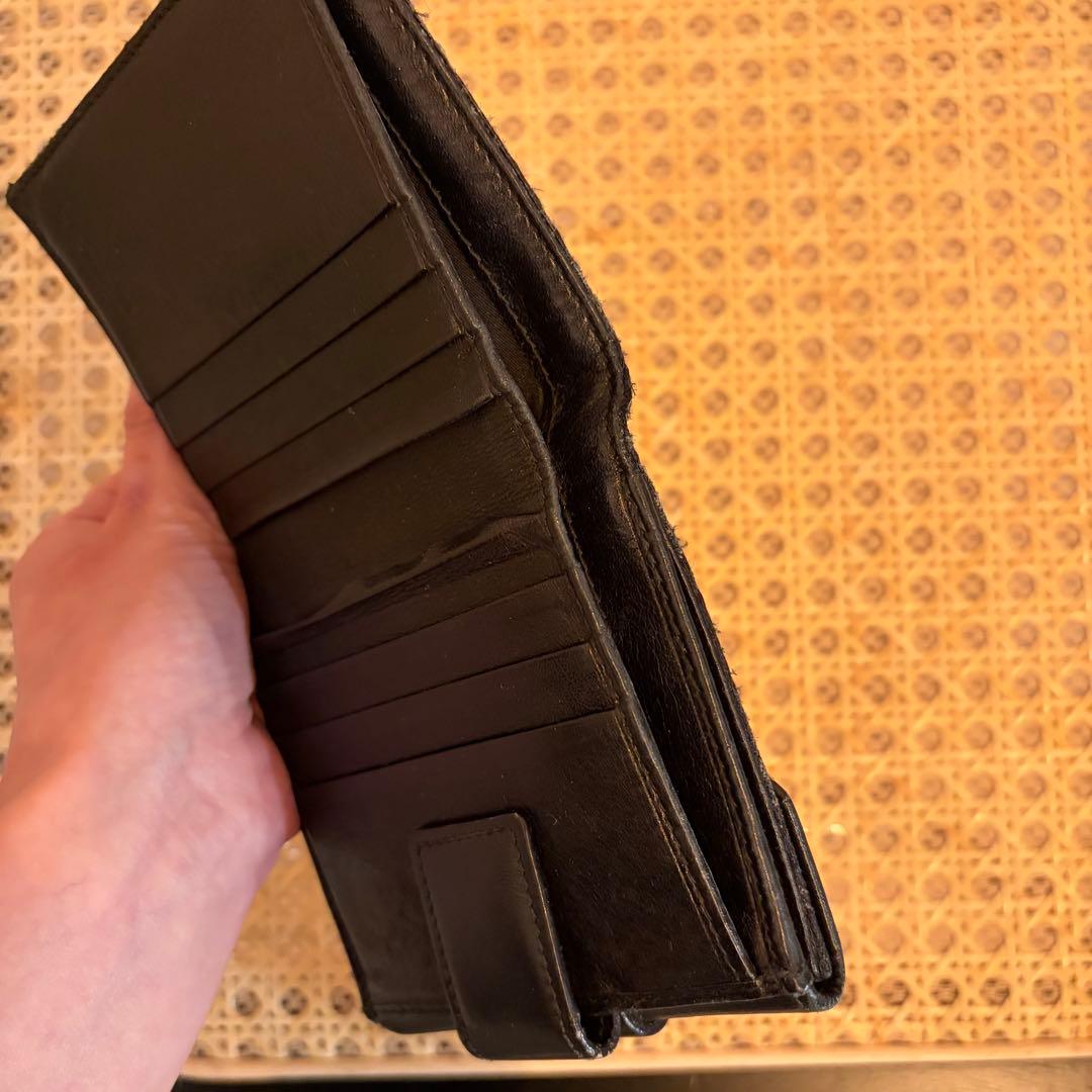 Dior トロッター柄二つ折り財布