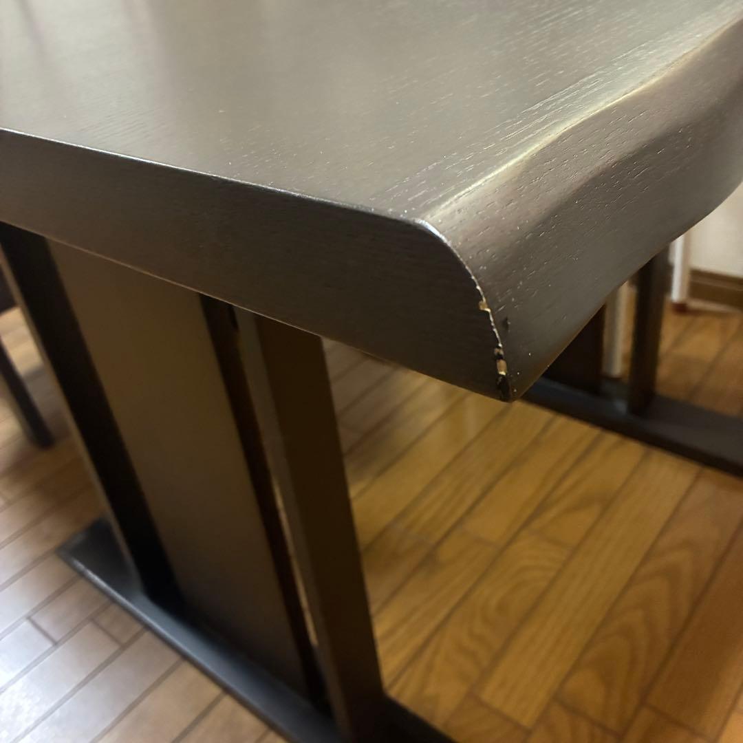 12月14日迄北欧レトロ ニトリ DCサザナミ ダイニングテーブル90