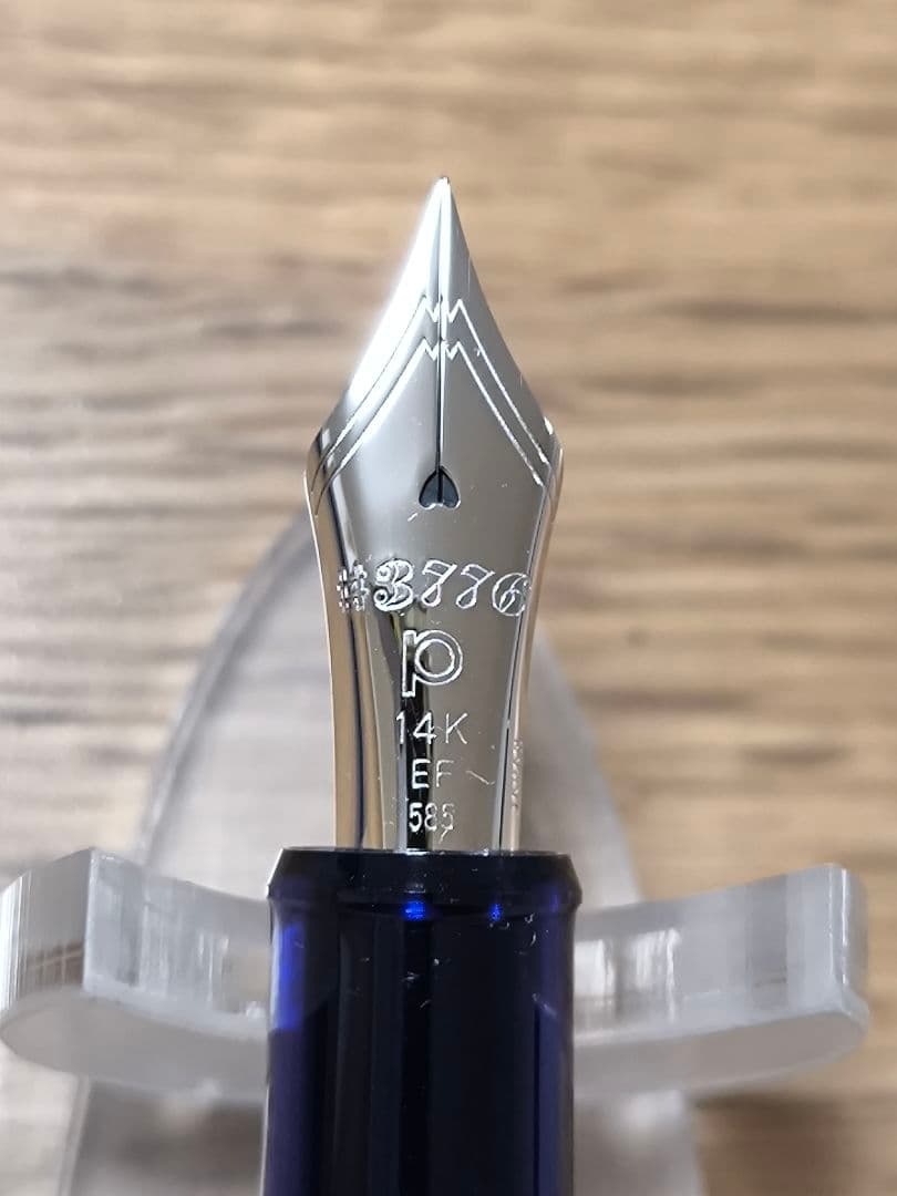 プラチナ万年筆 #3776 センチュリー ロジウムフィニッシュ シャルトルブルー