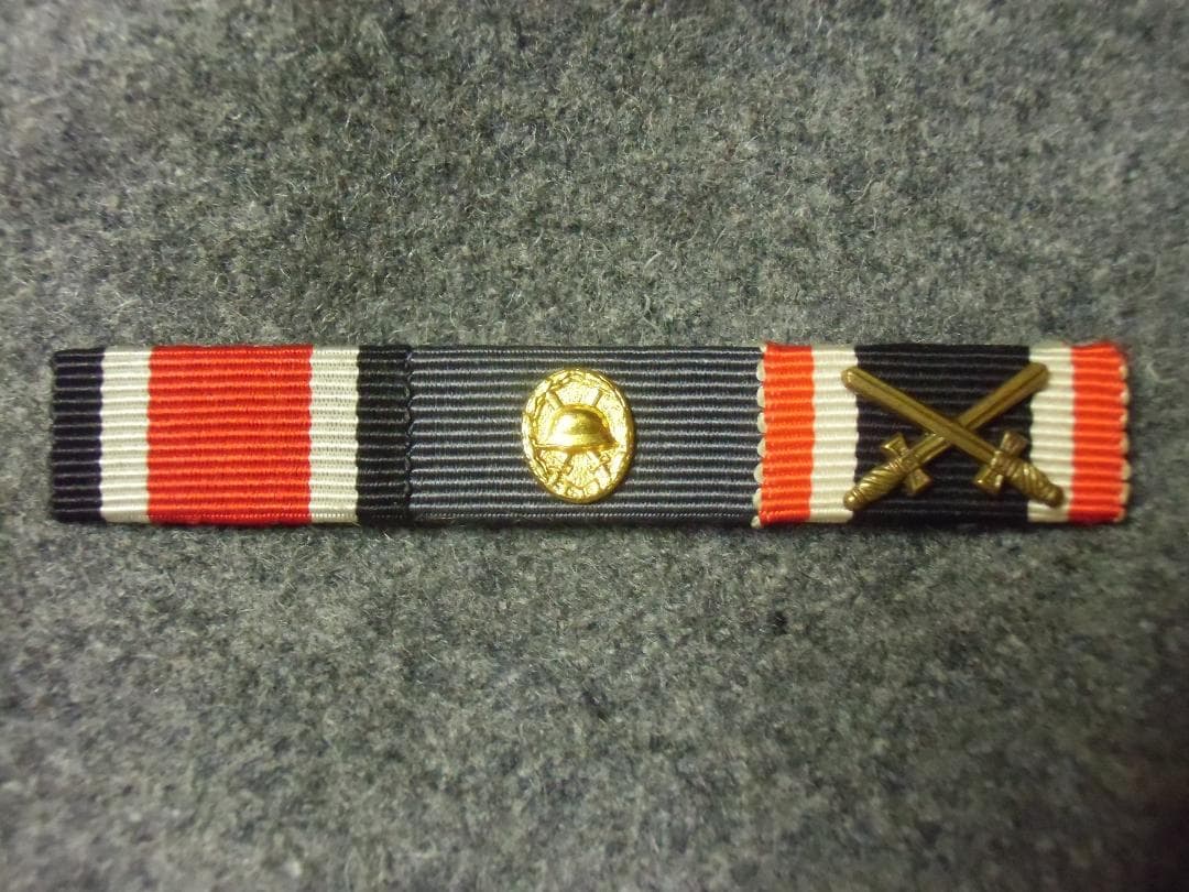 ＢＷドイツ軍/連邦軍＊１９５７年制定３連略綬/リボンバー（実物）