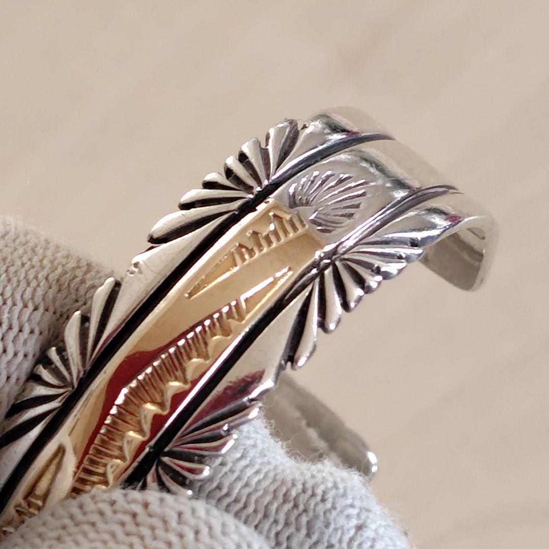 victor hicks ビクターヒックス シルバー 14K バングル ナバホ