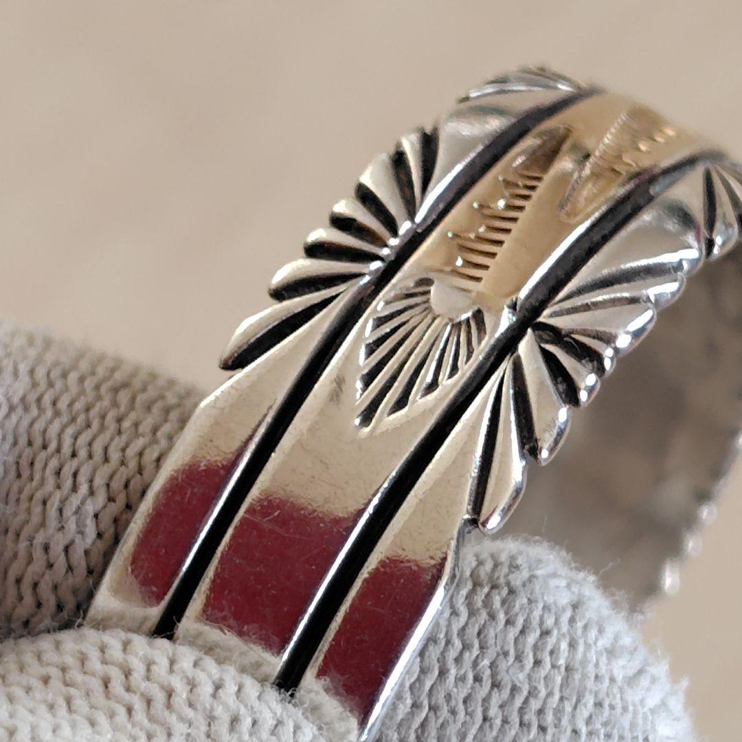 victor hicks ビクターヒックス シルバー 14K バングル ナバホ