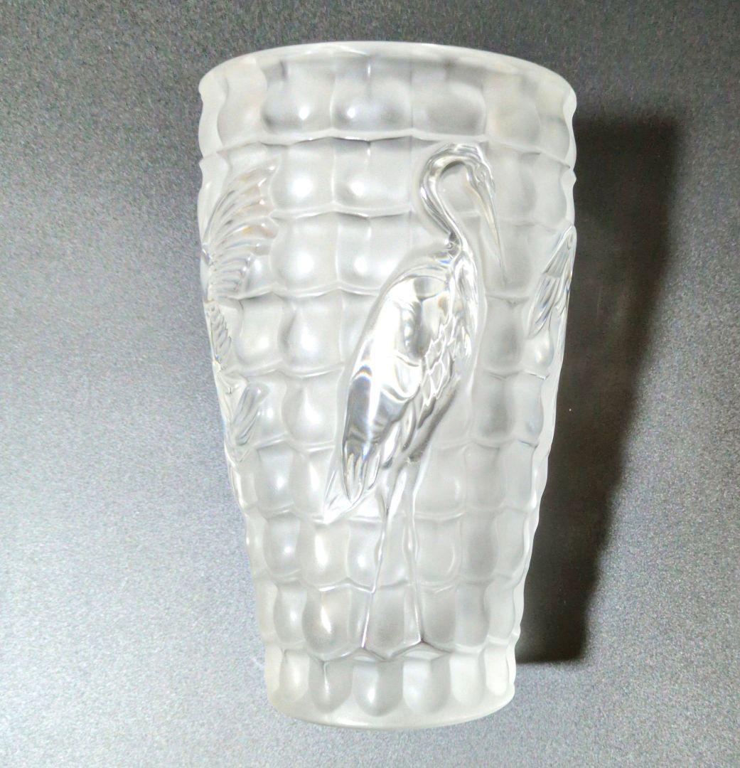 ルネ・ラリック　LALIQUE 花瓶　VASE　 ツル　美品