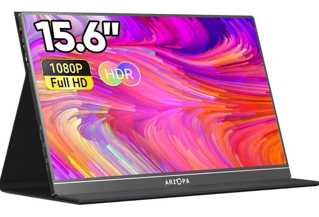 ARZOPA 15.6インチ フルHD モバイルモニター