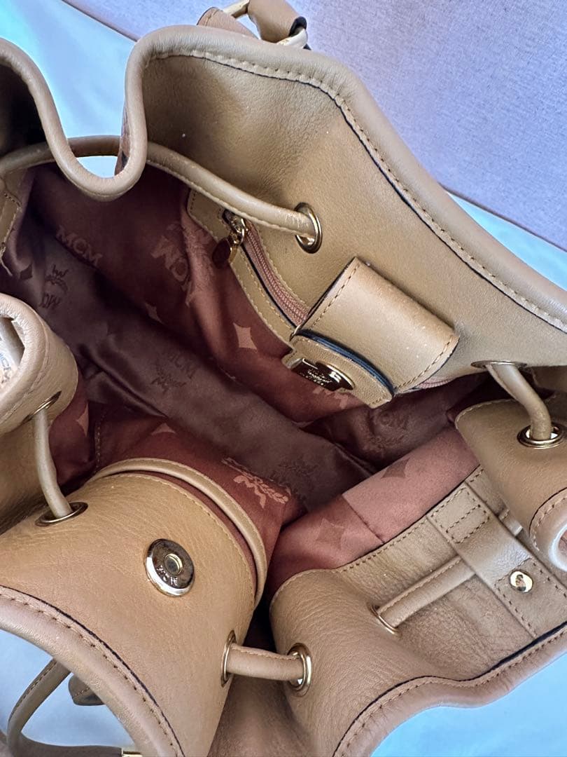 MCM ロゴプリント ハンドバッグ