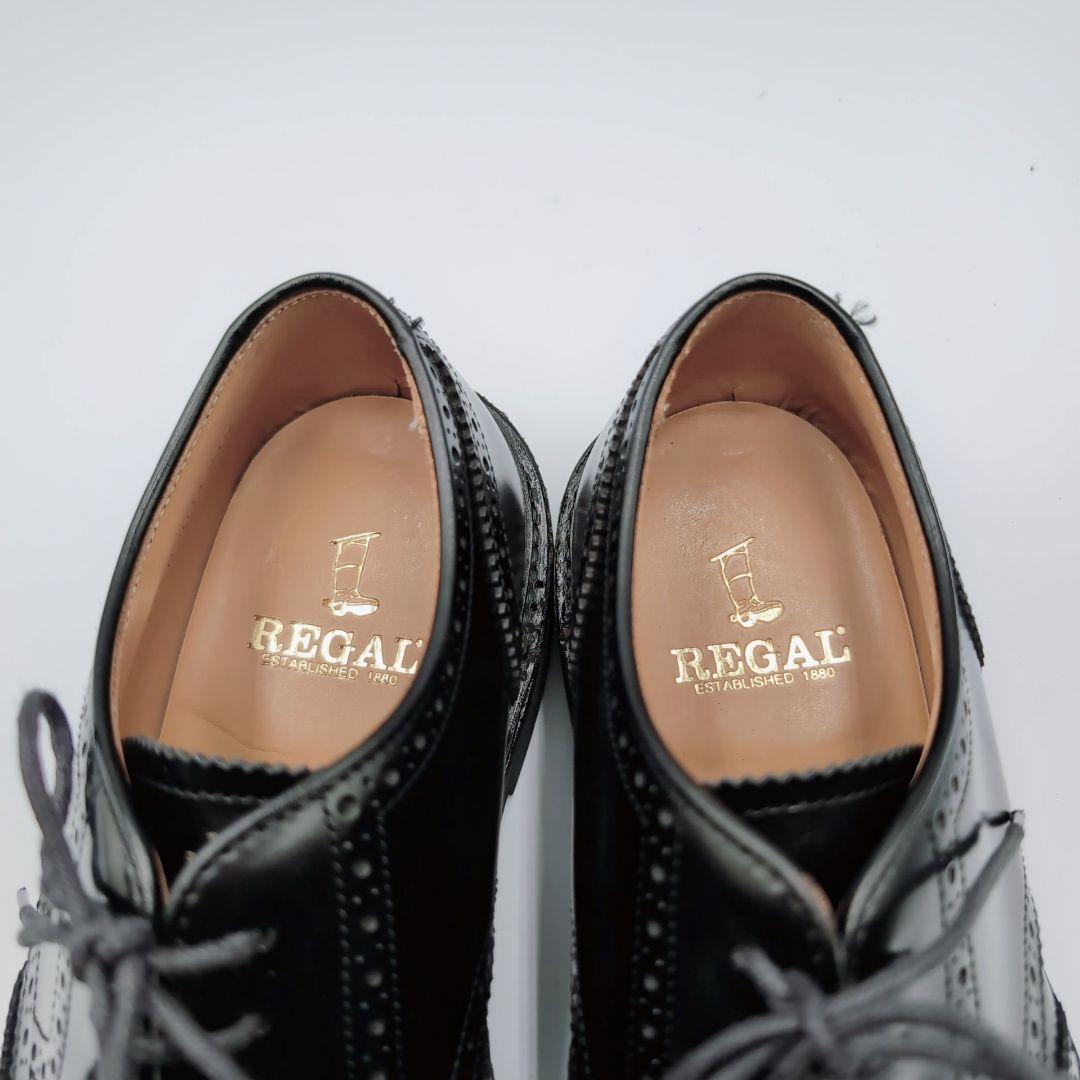 【未使用級】リーガル　フルブローグ　ウィングチップ　JU14　24.5cm