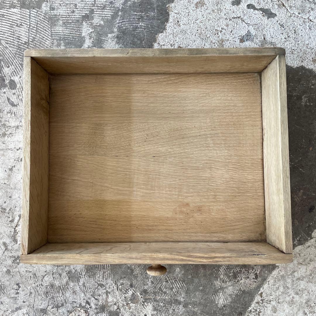 ヴィンテージ　ドロワーサイドテーブル ドロワーベッドサイドテーブル　剥離