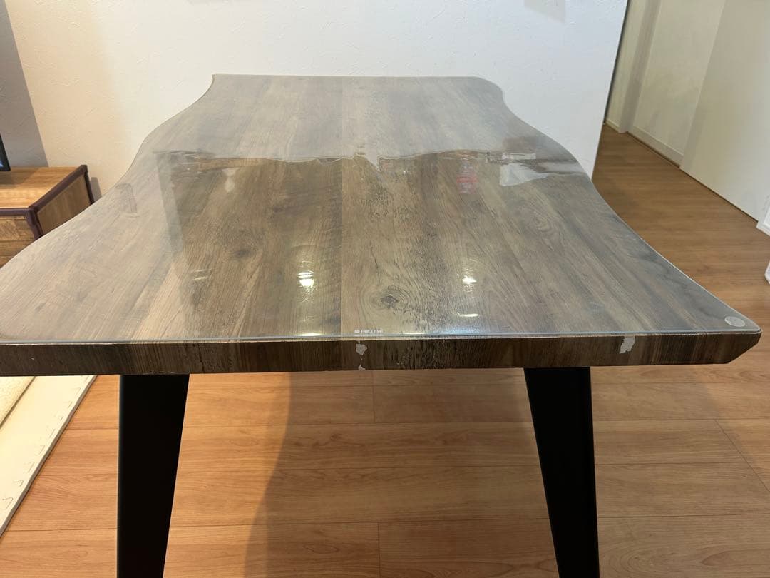 【まゆ】マナベインテリアハーツ　ダイニングテーブル　レスター150cm