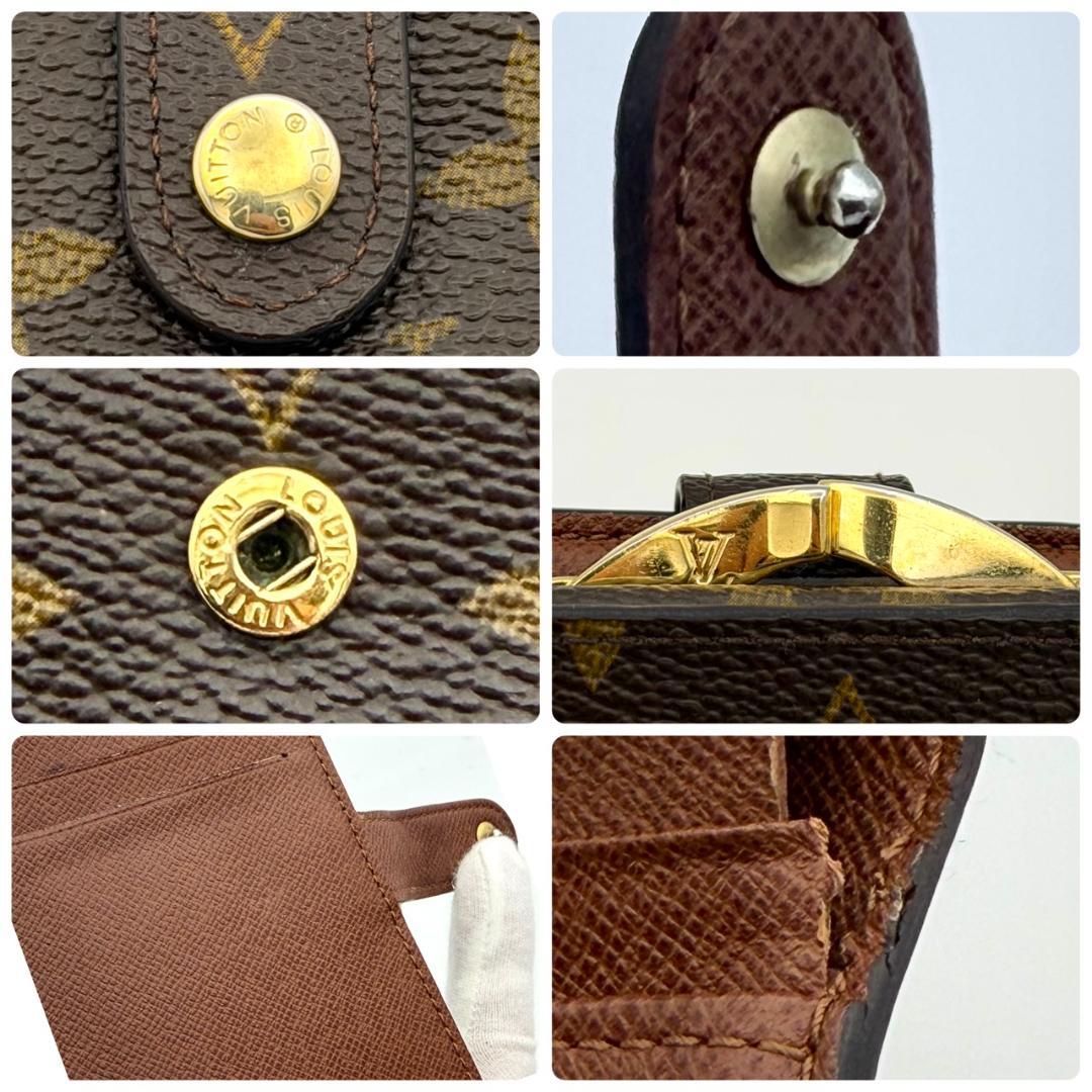 ルイヴィトン モノグラム ポルトフォイユ ヴィエノワ 二つ折り財布 がま口 新型